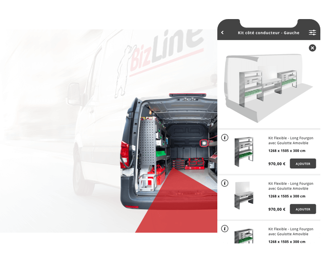 Configurateur kit de rangement utilitaire