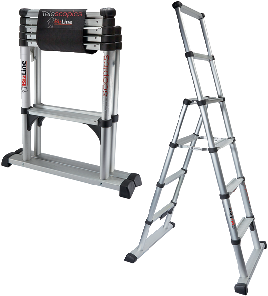 Telescopic stepladder