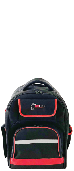 Zaino porta attrezzi con ruote