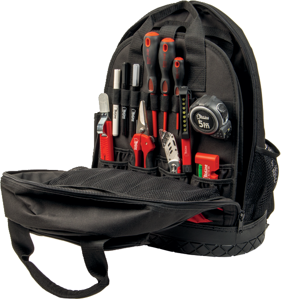 COMPOSITION SAC À DOS 12 OUTILS