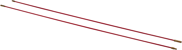 Kabeldragarsats med roterande kontakter 2 x 1 m