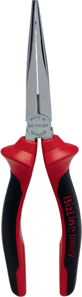 1000 V insulated pliers with long straight half-round nose