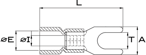 Cosses et manchons pré-isolés section fil 4 à 6 mm²