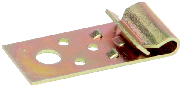 Vertical flange clips