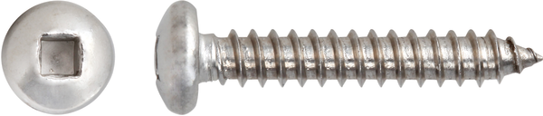 Self-tapping screws pan head square drive