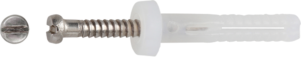 Hammer plugs stainless steel screw