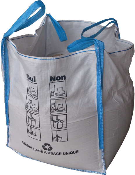 Sac gravat big-bag de chantier Baobag 4P03ECH1101 de 1m3 - 1500 Kg