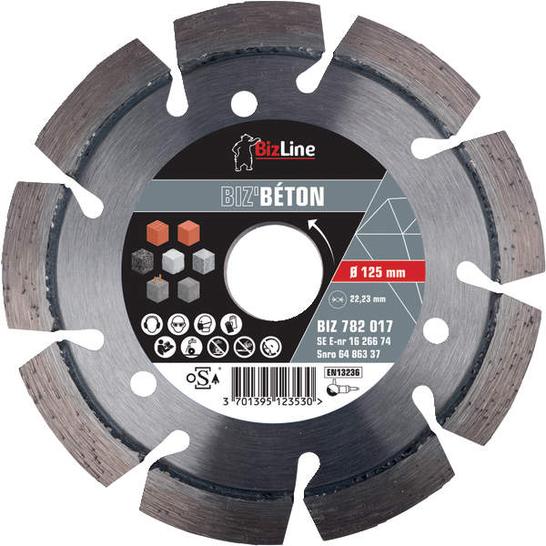 Diamond disc for concrete Biz'Beton