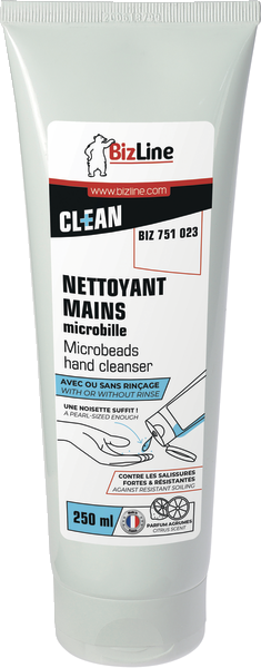 Nettoyant mains microbilles avec ou sans rincage 250 ml