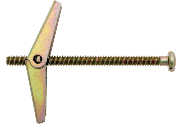 Toggle bolt/spring screw