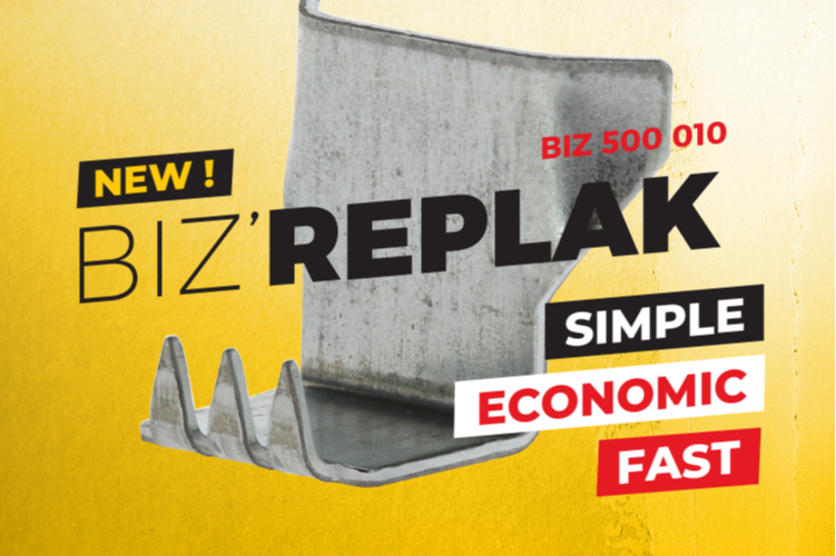 Metal repair kit for plasterboard