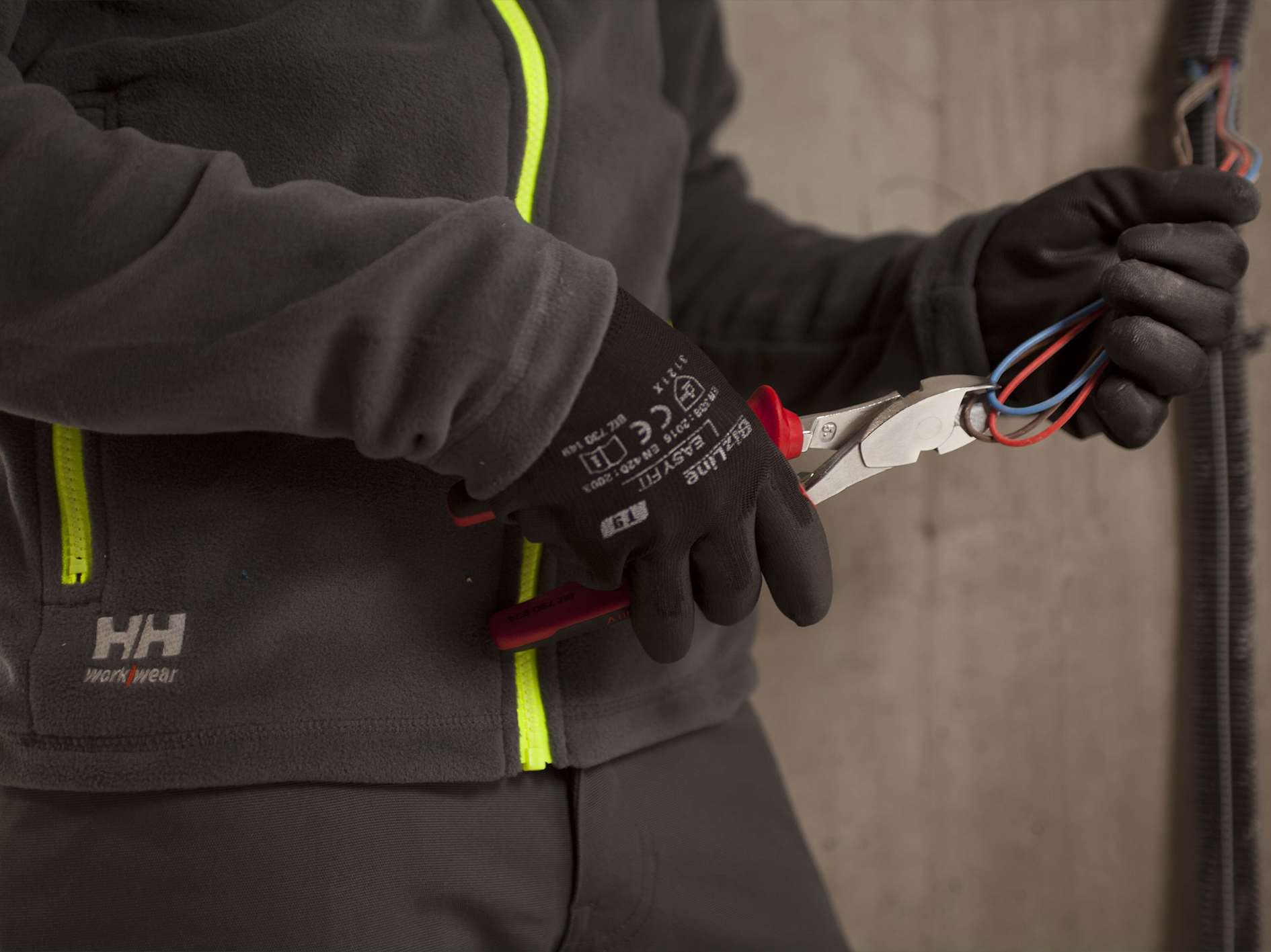 Handling gloves easy fit